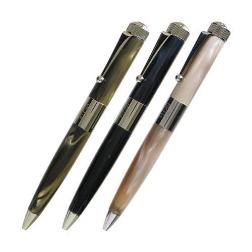 ボールペン 伊東屋 ロメオ ROMEO No.3 太軸 ガンメタル : 高級筆記具の