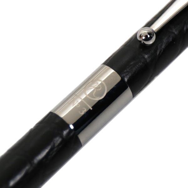 ボールペン 伊東屋 ロメオ Ito-ya Romeo No.3 レザー クロコ型押し