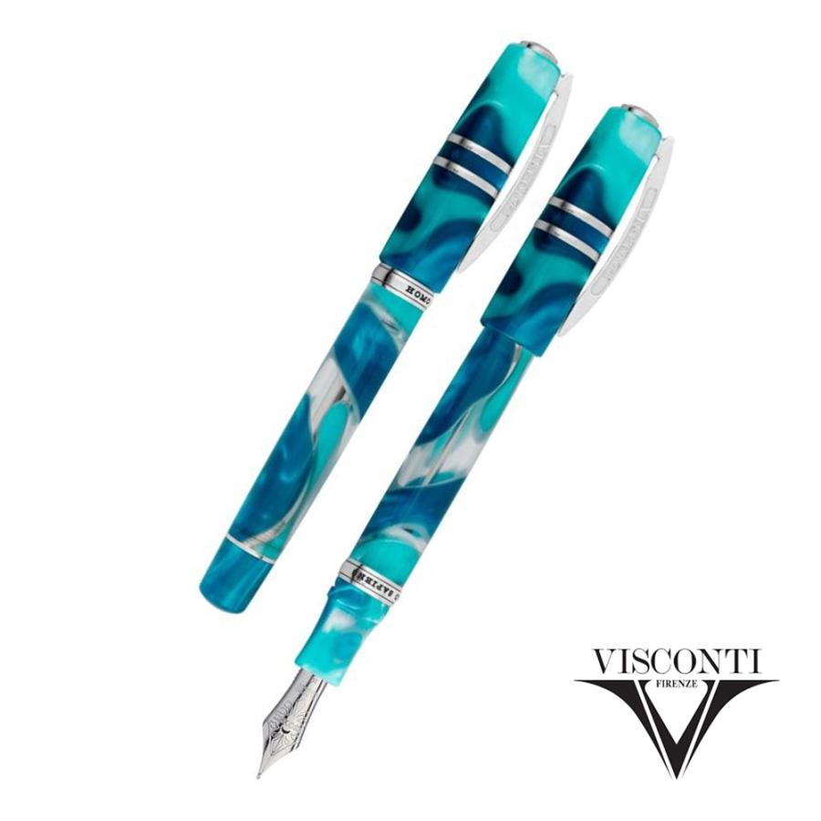 限定品 ビスコンティ Visconti 万年筆 ホモサピエンス ブルー ラグーン