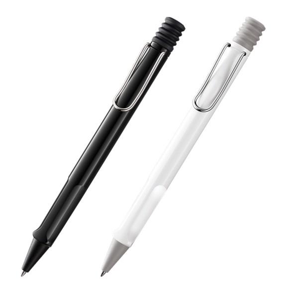LAMY（ラミー） サファリ ボールペン ブラック L219BKホワイト L219WT