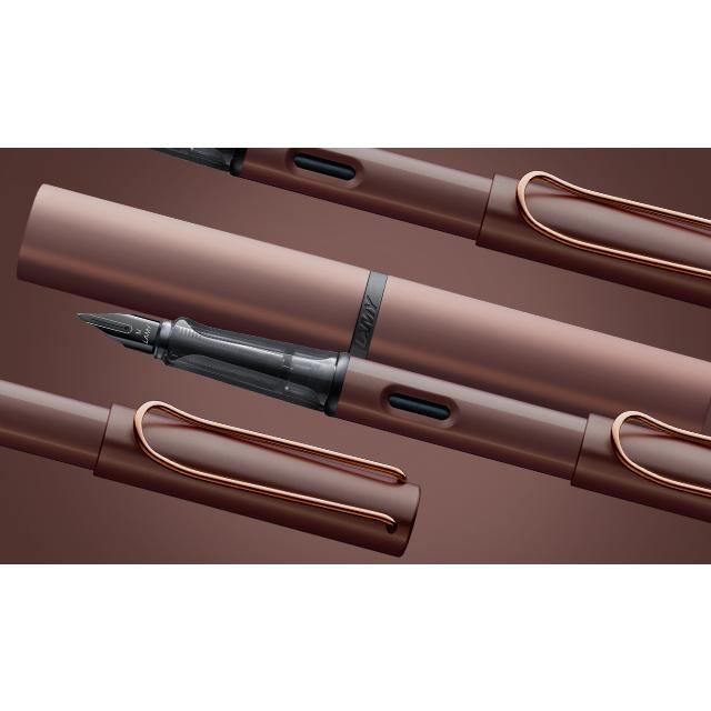 LAMY（ラミー） 名入れ無料 ルクス マロン 万年筆 EF F M 極細 細字 細