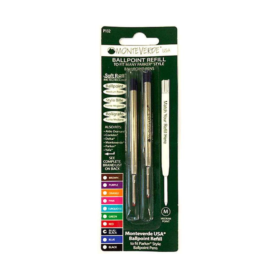 Monteverde ネコポスOK モンテベルデ ボールペン替芯 2本入