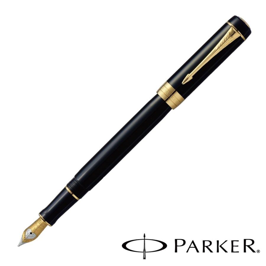 PARKER（パーカー） 万年筆 デュオフォールド クラシック ブラック GT