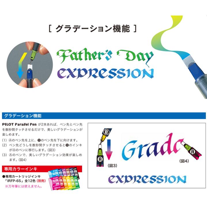 PILOT（パイロット） ネコポスOK PILOT パラレル ペン P-FPN-120R-(15