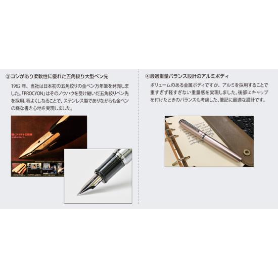 プラチナ万年筆 PLATINUM プラチナ プロシオン ラスター PROCYON