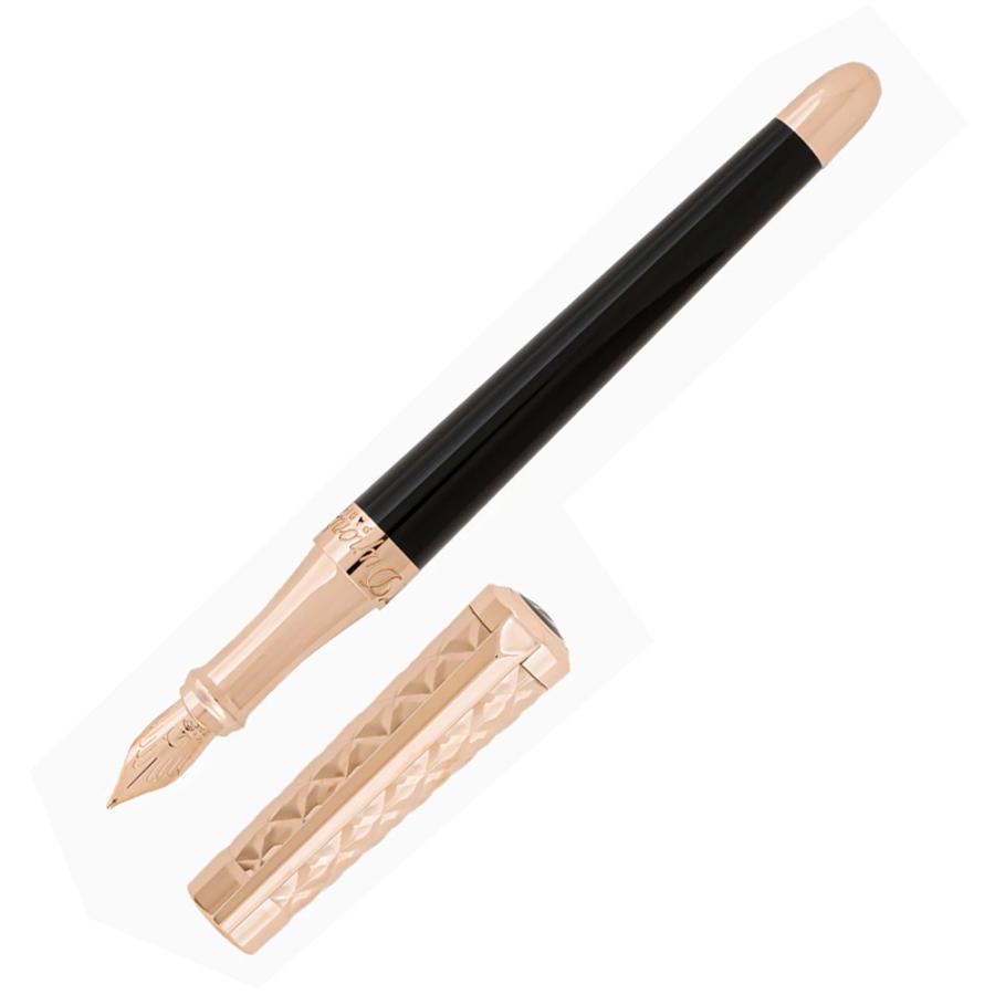 S.T.DUPONT エステーデュポン リベルテ 万年筆 キルト ピンク