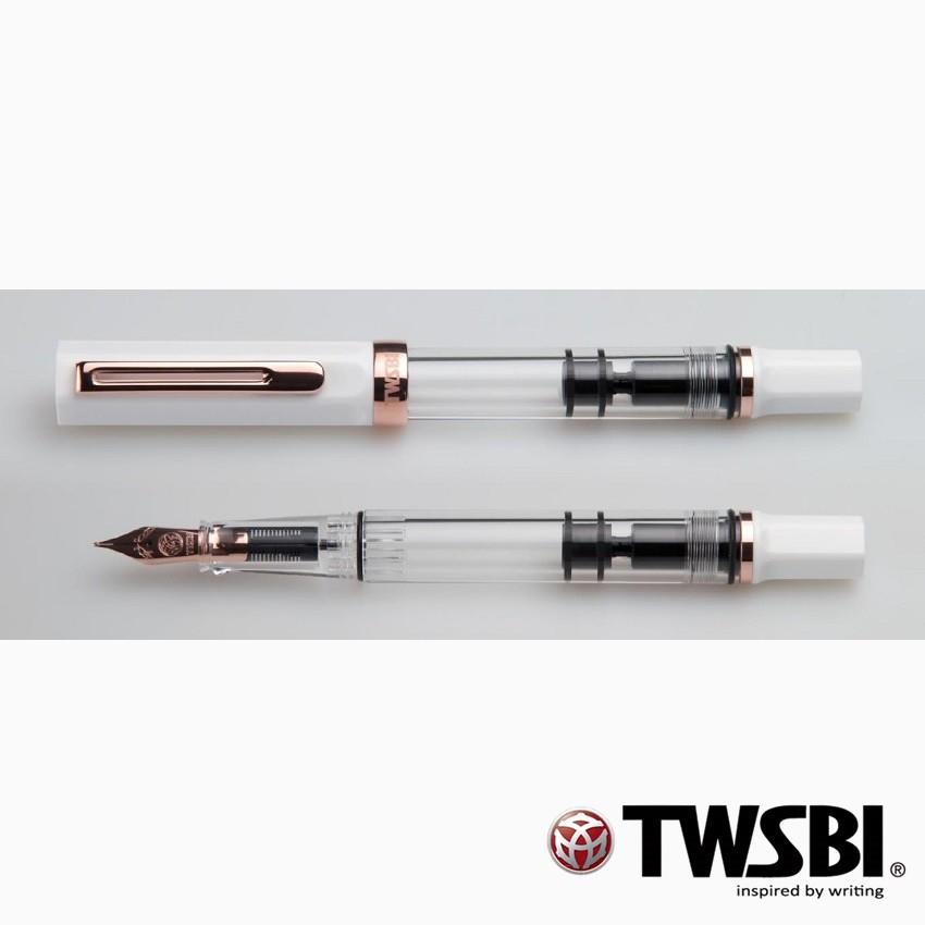 TWSBI ツイスビー ECO エコ ホワイト ローズゴールド 万年筆　TW1000(96-100)