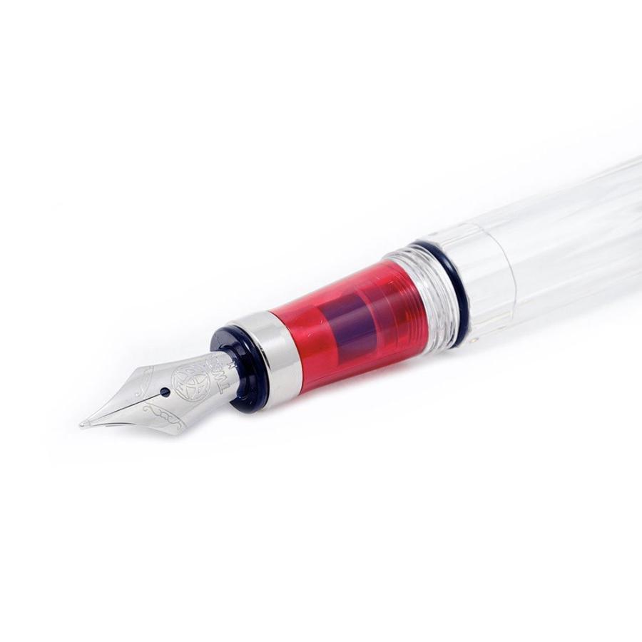 万年筆 TWSBI ツイスビー DIAMOND 580 ルビーレッド STUB Amazon | ツイスビー 万年筆 ダイヤモンド580 ルビーレッド