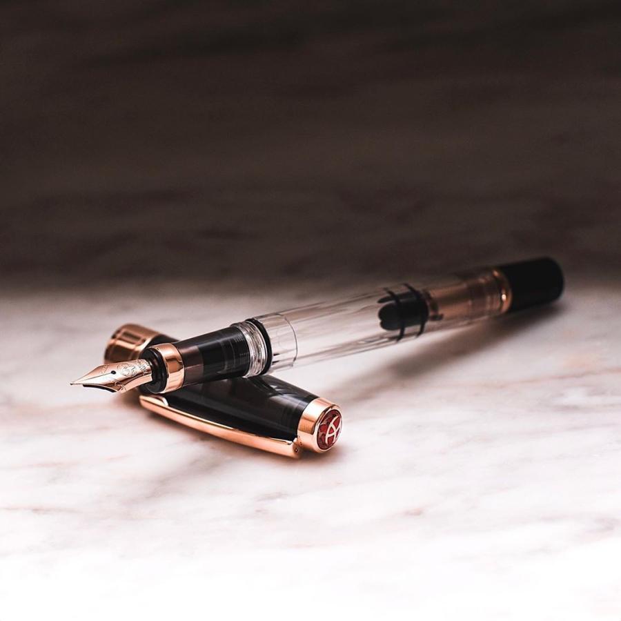 TWSBI ツイスビー 万年筆 ダイヤモンド580 スモーク ローズゴールド