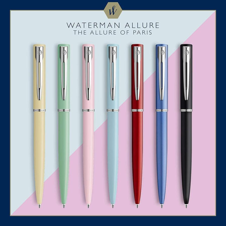 WATERMAN（ウォーターマン） ボールペン アリュール ブラックCT ブルー