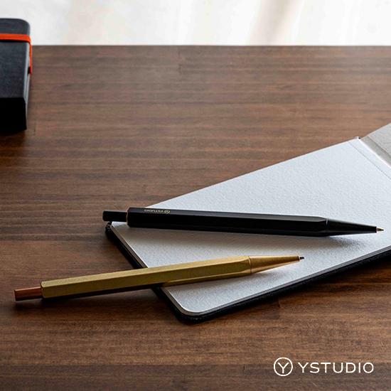 Ystudio ワイスタジオ クラシック＆ブラッシング シリーズ メカニカルペンシル ライト 0.7mm YS-STAT-63/64 クラシック ブラッシング シャープペンシルの画像