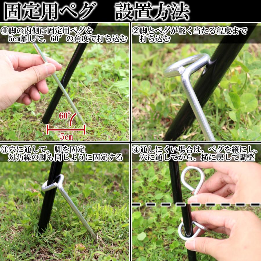 ハンギングラック ランタンスタンド キャンプ ハンガーラック 6色