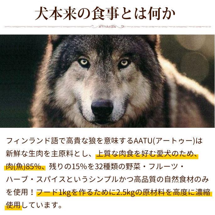 AATU パピーサーモン 1.5kg 犬用 グレインフリー 穀物不使用 ドッグフード 子犬 幼犬 魚 フィッシュ |  | 03