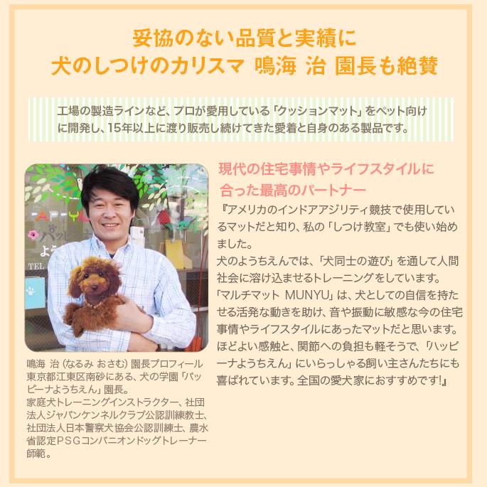 大型犬用 マルチマット ムニュ 特殊関節保護商品 滑りにくいマット