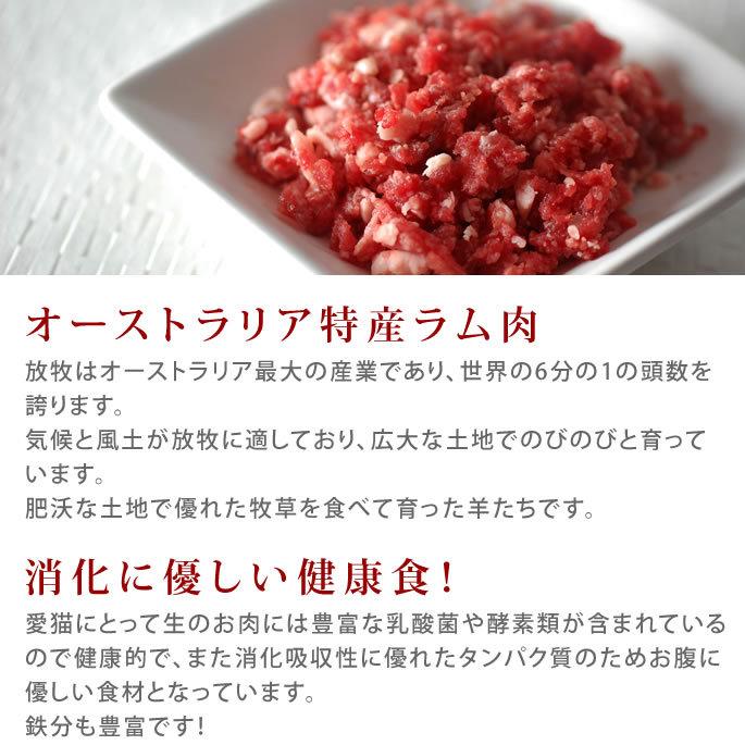 犬用 生肉 3kg 小分けパック入り ペットフード ドッグフード ラム肉 ミンチ 荒挽き 犬生肉 生食 犬用生肉