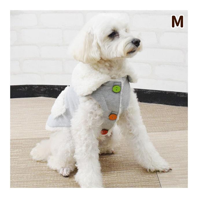 Cinofilo 裏毛ボアポケット付きジャケット Mサイズ 犬用 ウェア　秋冬　服 | 