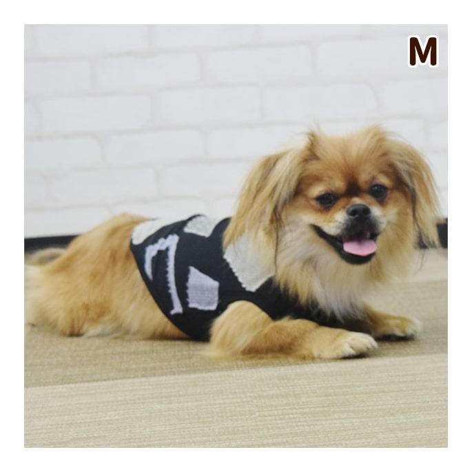 Cinofilo インターシャブロック柄Tシャツ Mサイズ 犬用 ウェア　秋冬　服 | 