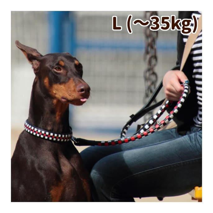 ASHU 犬 リード 革 レザー ASHU*ピッチ リード サイズ L 中型犬〜大型