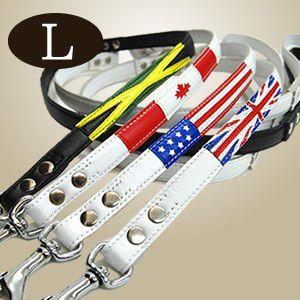 犬 リード 革 レザー ASHU ワールド リード Lサイズ リード 中型犬