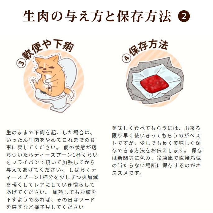 冷凍でお届け 犬用猫用 簡単手作り食 馬肉のセット / 簡単馬肉と混ぜるだけ | 帝塚山ハウンドカム | 14