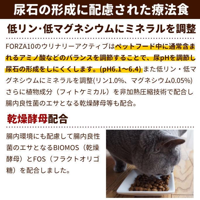 おまけ付き FORZA10｜ウリナリーアクティブ 454g×5袋セット(2.27kg)猫用(結石・泌尿器)フォルツァディエチ キャットフード | FORZA10 | 01