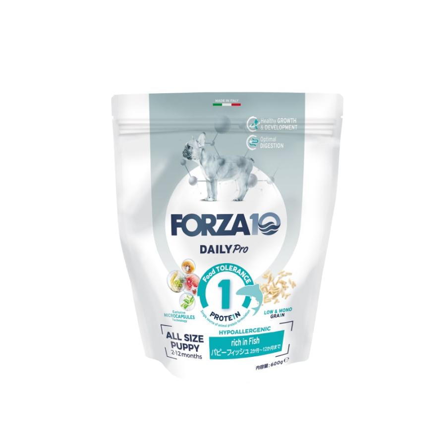爆買 犬 FORZA10 犬用 デイリープロ　パピーフィッシュ  600g（ミニ 小粒） | FORZA10 | 18