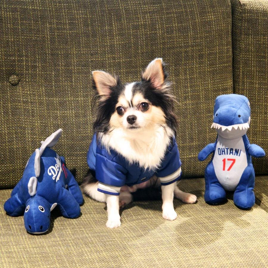 MLB公式 ロサンゼルス ドジャース 大谷翔平選手モデル 犬用 ぬいぐるみ