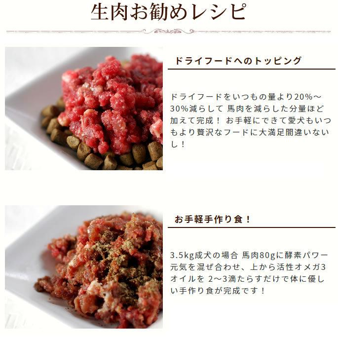 犬猫用 人気生肉お試し詰め合わせセット 馬肉 鹿肉 鶏肉 [簡単手作り食]a0313 |  | 10