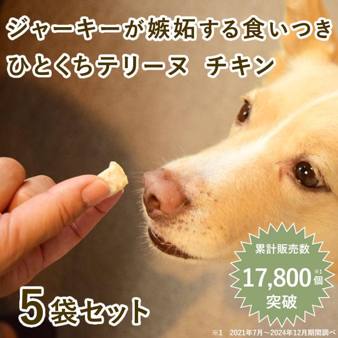 犬 おやつ 猫 ドッグフード ペットフード ウェット ジャーキー 鶏 手作り とっておきのひとくちテリーヌ チキン 100g×5袋 ハウンドカム食堂 | 帝塚山ハウンドカム | 01