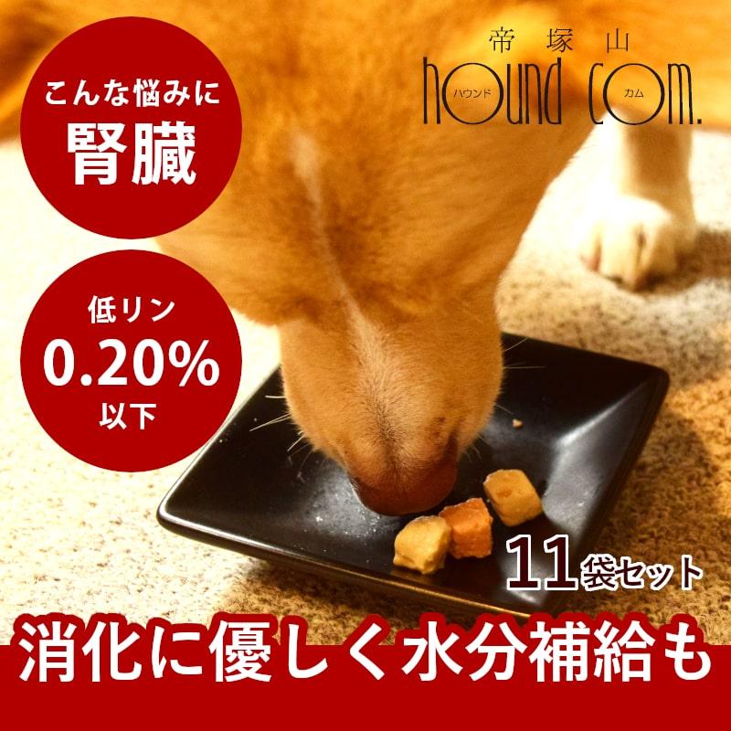 犬 おやつ 猫 ドッグフード ペットフード ウェット ジャーキー 鶏 手作り とっておきのひとくちテリーヌ チキン 100g 10袋＋1袋セット ハウンドカム食堂 | 帝塚山ハウンドカム
