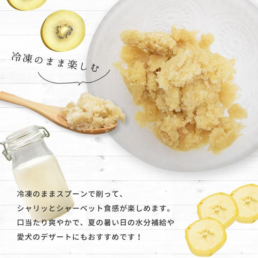 夏季限定 愛犬用おやつ 低脂肪 水分補給 シャーベットにも 愛犬とろける しあわせミックスジュース 3本セット ハウンドカム食堂 冷凍便 | 帝塚山ハウンドカム | 05