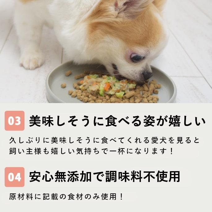愛犬愛猫用 手作りごはん ドッグフード ウェットフード 餌 ご飯 チキン 小型犬 中型犬 大型犬 肉と魚の美味しい7食セット | 帝塚山ハウンドカム | 03