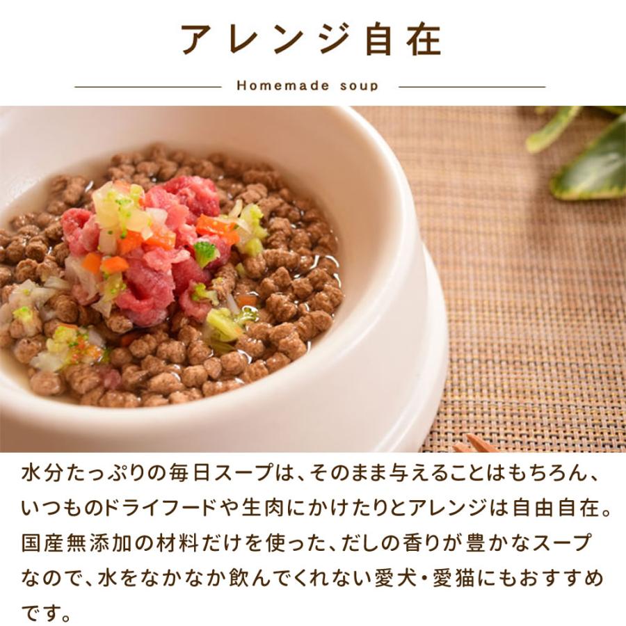 犬猫用 スープと野菜のセット 冷凍配送  まぜるだけ手作り食シリーズ 毎日スープ 毎日野菜 | 帝塚山ハウンドカム | 05