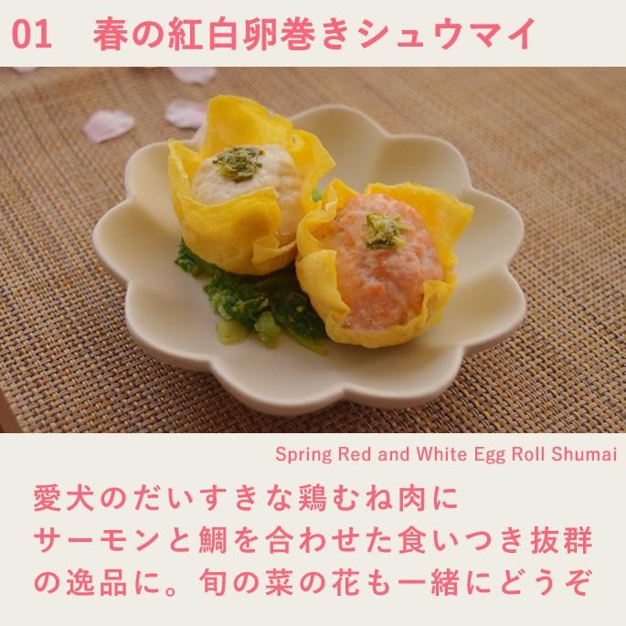 春季限定  愛犬用手作りごはん 春のうまみ満開御膳 ハウンドカム食堂  冷凍便 |  | 03