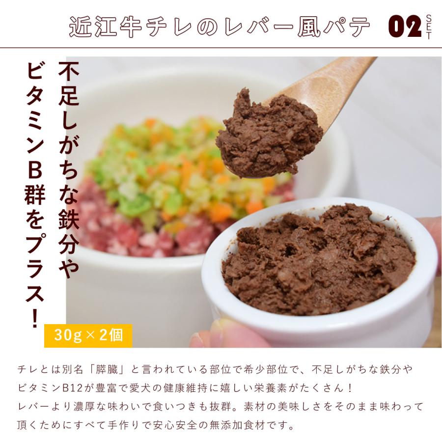 愛犬愛猫用 フレッシュチーズとレバー風パテの栄養たっぷり手作りセット 各2個 冷凍便 | 帝塚山ハウンドカム | 04
