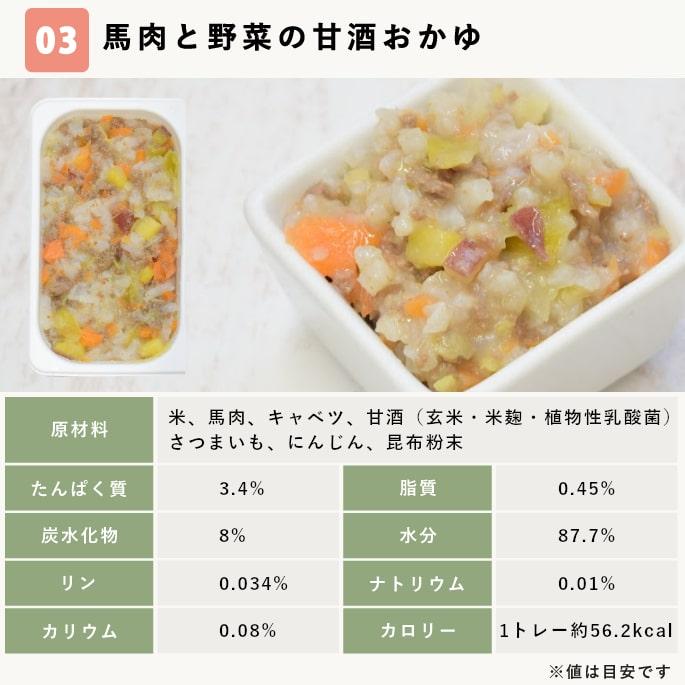 愛犬用手作り食 腎臓と膵臓に優しい低リン低脂肪セット7品目ハウンドカム食堂 腎臓と膵臓に優しい低リン７食 | 帝塚山ハウンドカム | 09