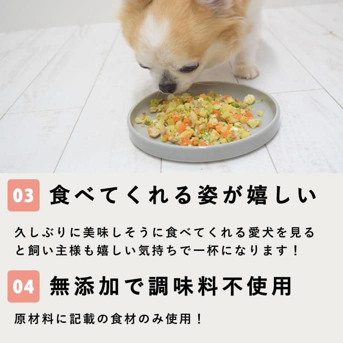 尿路ケア手作りごはん7品目セット 犬 泌尿器ケア 療法食 を 食べない愛犬に 低リン 腎臓 犬 手作り ごはん ドッグフード  ハウンドカム食堂 | 帝塚山ハウンドカム | 04