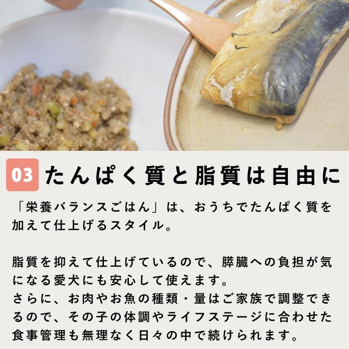犬 手作りごはん お肉を足すだけ栄養バランスごはん 12個セット 低脂肪【ハウンドカム食堂】 | 帝塚山ハウンドカム | 06
