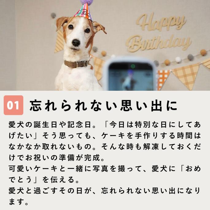 ハッピーカップケーキ 2種3個セット【※お名前入れ不可】【ハウンドカム食堂】【冷凍便】 | 帝塚山ハウンドカム | 02