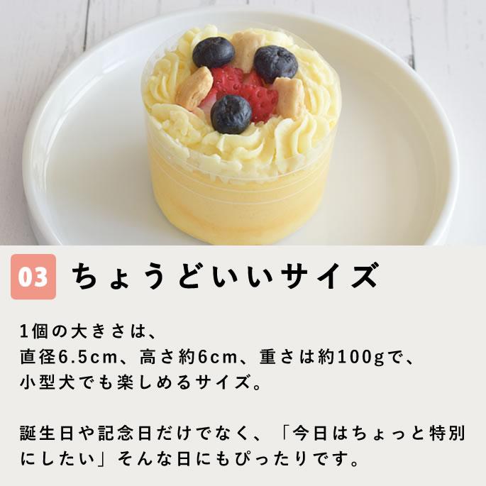ハッピーカップケーキ 2種3個セット【※お名前入れ不可】【ハウンドカム食堂】【冷凍便】 | 帝塚山ハウンドカム | 04