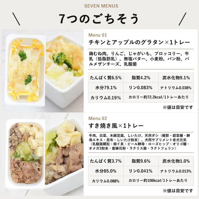【9月限定 老犬元気15g付き】冷凍便でお届け！シニア犬イキイキ7種セット | 帝塚山ハウンドカム | 07