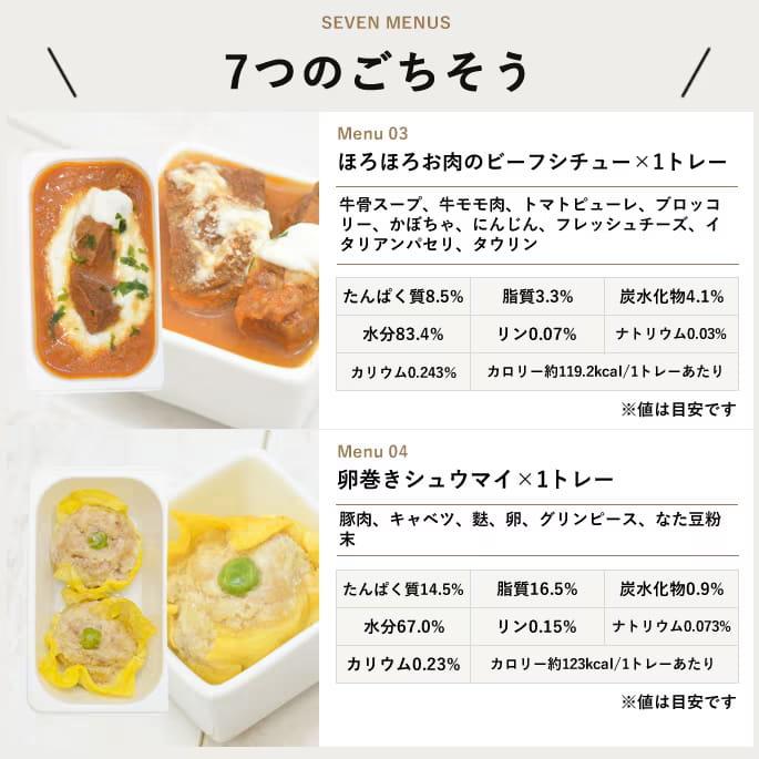 【9月限定 老犬元気15g付き】冷凍便でお届け！シニア犬イキイキ7種セット | 帝塚山ハウンドカム | 08