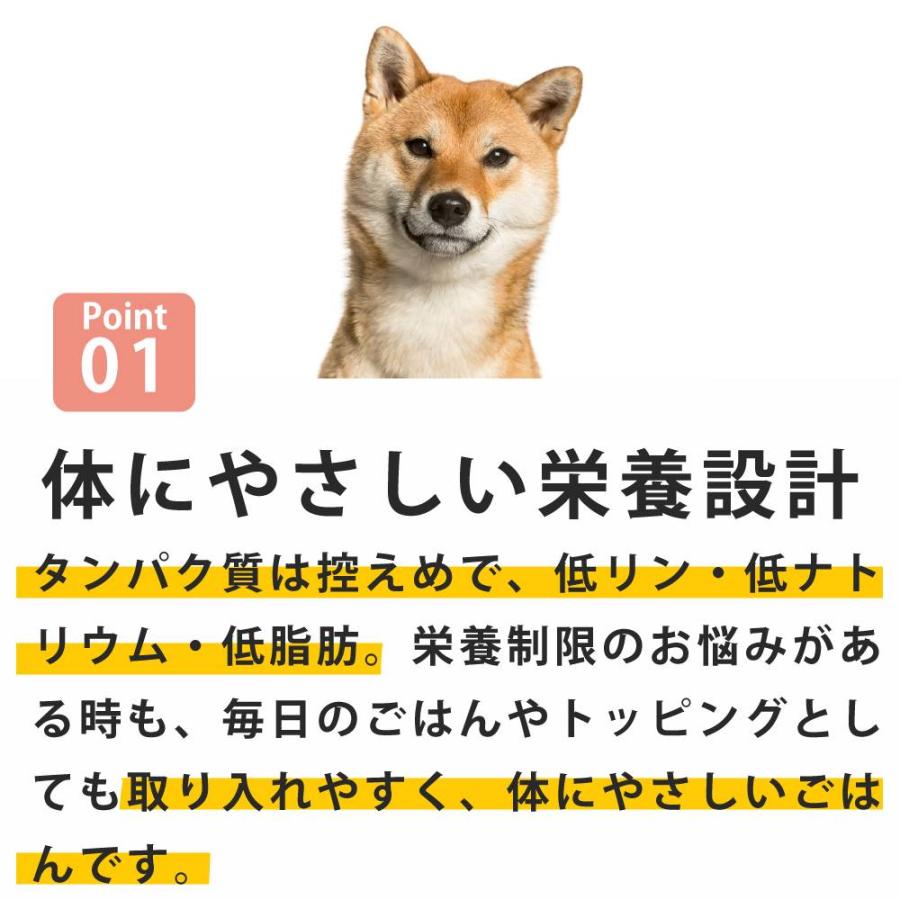 犬 トッピング ドッグフード ウェットフード ペットフード 無添加 低脂肪 手作り 毎日ごはん 雑穀鶏炊き込み・雑穀鮭めし 5袋 ハウンドカム食堂 冷凍便 | 帝塚山ハウンドカム | 05