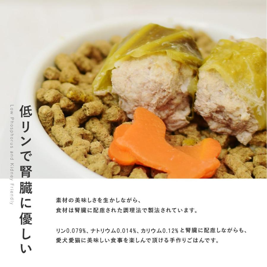 愛犬用 手作りごはん 豚挽き肉の和風ロールキャベツ12食セット 【ハウンドカム食堂】【冷凍便】｜houndcom｜05