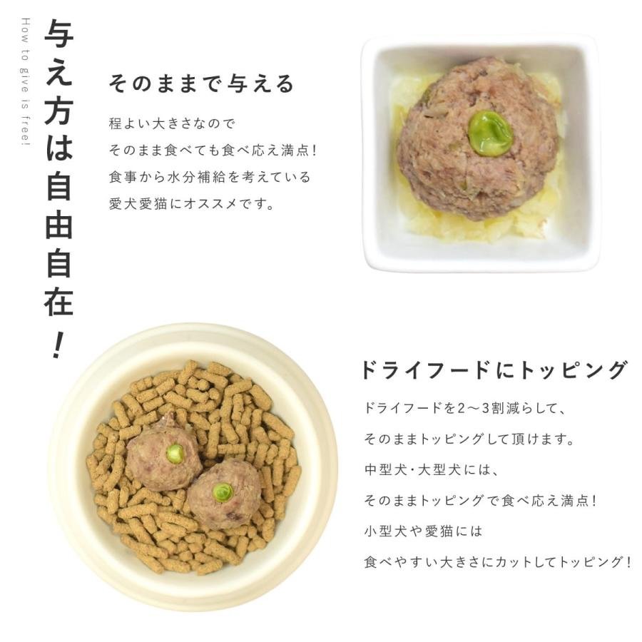 愛犬用 手作りごはん 鹿肉のシュウマイ 24個セット【ハウンドカム食堂】【冷凍便】｜houndcom｜10