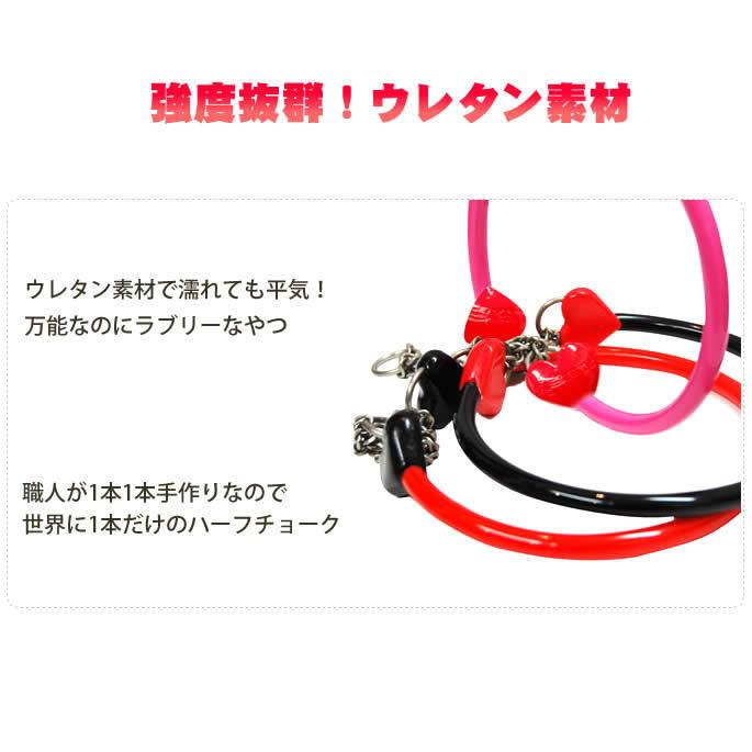 ハーフチョーク しつけ用 ASHU ラブリーレインハーフチョーク 中〜大型犬 Ｌサイズ | ASHU | 02