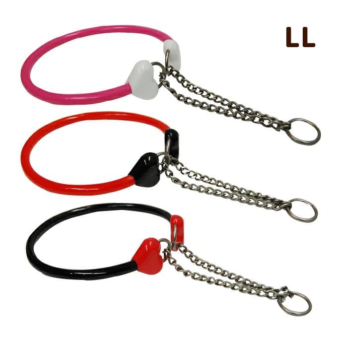 犬  ハーフチョーク しつけ用 ASHU ラブリーレインハーフチョーク 大型犬 LLサイズ | ASHU