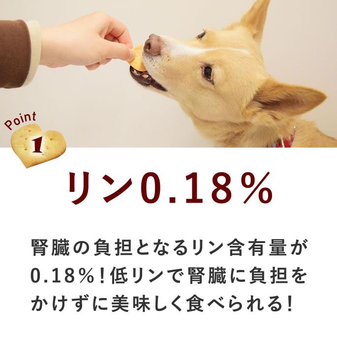 犬 おやつ 無添加 国産 オリジナルクッキー 腎ケアプラス 低リンで腎臓に配慮 シニア犬 小型犬 中型犬 大型犬 | 帝塚山ハウンドカム | 06