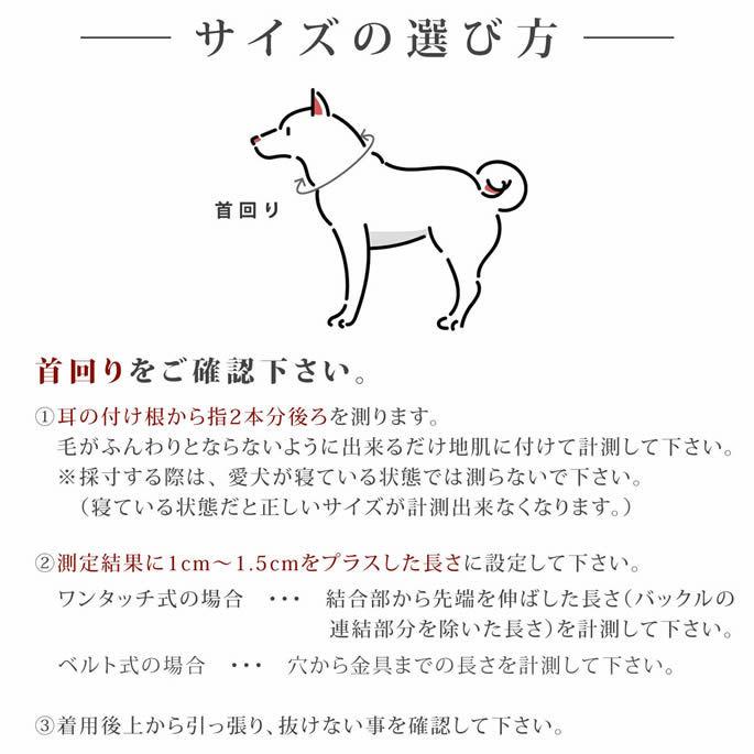 Ray Dog Kyoto　THEANIMALS 　犬首輪　Mサイズ ASHU 犬 首輪 ラブリードット カラー・首輪 サイズM : 安心おやつ
