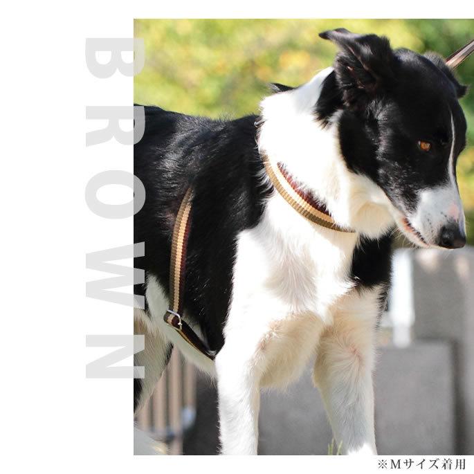 犬 ハーネス お散歩 ASHU トリコロール サイズS | ASHU | 03